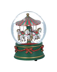 Gisela Graham Carousel Music Snow Globe